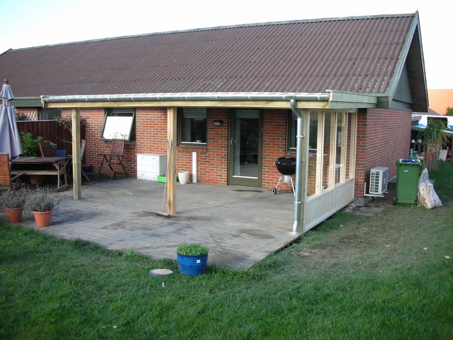 Overdækket terrasse træ ~ zimerfrei.com = idées de design pour les ... Overdækket terrasse tegning